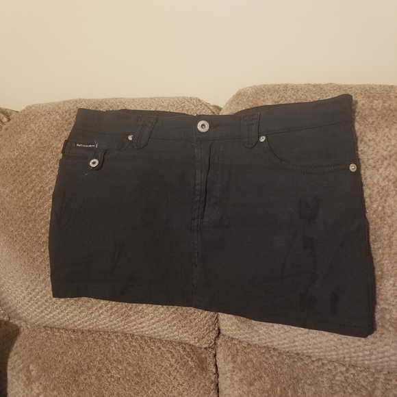 Dolce & Gabbana Dresses & Skirts - Dolce&Gabbana Black Denim Mini Skirt 26